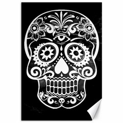 Skull Canvas 12  X 18   by ImpressiveMoments