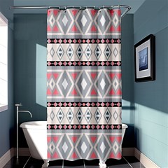 Fancy Tribal Border Pattern Soft Shower Curtain 36  X 72  (stall)  by ImpressiveMoments