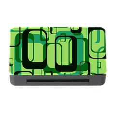 Retro Pattern 1971 Green Memory Card Reader With Cf by ImpressiveMoments