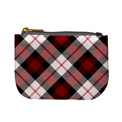 Smart Plaid Red Mini Coin Purses by ImpressiveMoments
