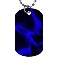 Cosmic Energy Blue Dog Tag (one Side) by ImpressiveMoments