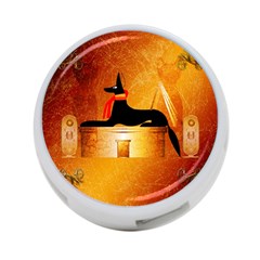 Anubis, Ancient Egyptian God Of The Dead Rituals  4-port Usb Hub (two Sides)  by FantasyWorld7