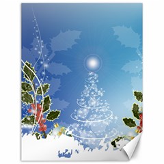 Christmas Tree Canvas 12  X 16   by FantasyWorld7