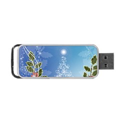 Christmas Tree Portable Usb Flash (two Sides) by FantasyWorld7