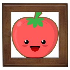 Kawaii Tomato Framed Tiles by KawaiiKawaii