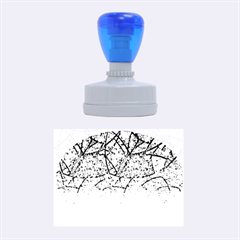 Grunge Art Abstract G57 Rubber Oval Stamps by MedusArt