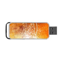 Wonderful Christmas Design With Snowflakes  Portable Usb Flash (two Sides) by FantasyWorld7