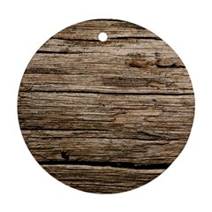 Weathered Wood Ornament (round)  by trendistuff