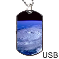 Hurricane Elena Dog Tag Usb Flash (two Sides)  by trendistuff