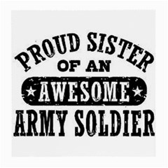Proud Army Soldier Sister Medium Glasses Cloth by Bigfootshirtshop