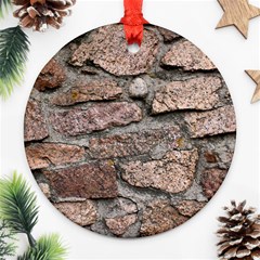 Cemented Rocks Ornament (round)  by trendistuff