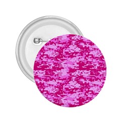 Camo Digital Pink 2 25  Buttons by trendistuff