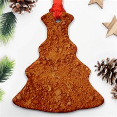Orange Clay Dirt Ornament (christmas Tree) by trendistuff