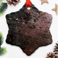 Corrosion 2 Snowflake Ornament (2-side) by trendistuff