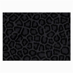 Black Leopard Print Large Glasses Cloth by trendistuff