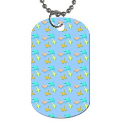 Birds Pattern2 Dog Tag (two Sides) by LovelyDesigns4U