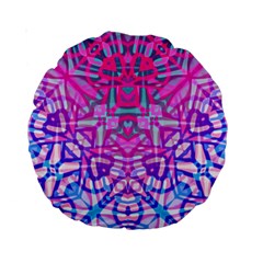 Ethnic Tribal Pattern G327 Standard 15  Premium Round Cushions by MedusArt
