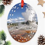 YELLOWSTONE CASTLE Oval Filigree Ornament (2-Side)  Back