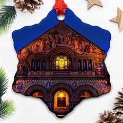 Stanford Chruch Snowflake Ornament (2-side) by trendistuff