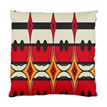 Rhombus ovals and stripes 	Standard Cushion Case (Two Sides) Front