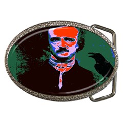Edgar Allan Poe Pop Art  Belt Buckles by icarusismartdesigns