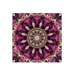 Purple Flower Satin Bandana Scarf by Zandiepants