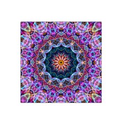 Purple Lotus Satin Bandana Scarf by Zandiepants