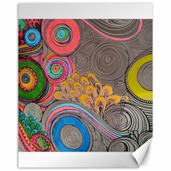 Rainbow Passion Canvas 16  X 20   by SugaPlumsEmporium