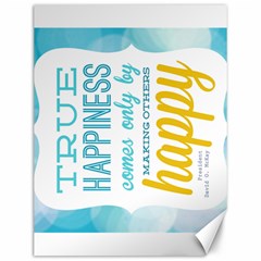 True Happiness Canvas 12  X 16  (unframed) by typewriter