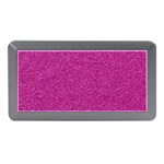 Metallic Pink Glitter Texture Memory Card Reader (Mini) Front