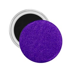 Festive Purple Glitter Texture 2 25  Magnets by yoursparklingshop