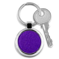 Festive Purple Glitter Texture Key Chains (round)  by yoursparklingshop