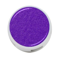 Festive Purple Glitter Texture 4-port Usb Hub (two Sides)  by yoursparklingshop
