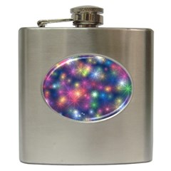 Starlight Shiny Glitter Stars Hip Flask (6 Oz) by yoursparklingshop
