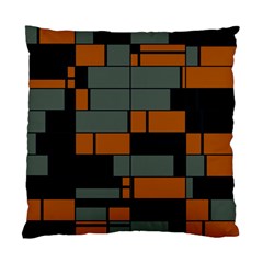 Rectangles In Retro Colors                              	standard Cushion Case (two Sides) by LalyLauraFLM