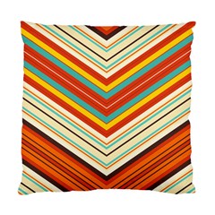 Bent Stripes                                    	standard Cushion Case (two Sides) by LalyLauraFLM