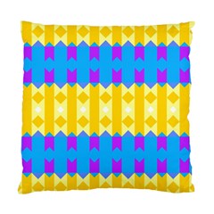 Rhombus And Other Shapes Pattern                                          	standard Cushion Case (two Sides) by LalyLauraFLM