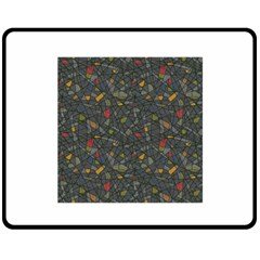 Abstract Reg Fleece Blanket (medium)  by FunkyPatterns