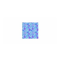 Blue And Purple Glowing Satin Wrap by FunkyPatterns