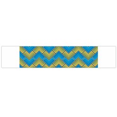 Blue And Yellow Flano Scarf (large) by FunkyPatterns