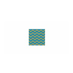 Blue And Yellow Satin Wrap by FunkyPatterns