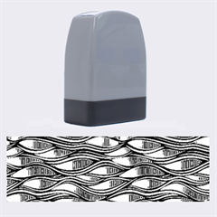 Blue Waves Name Stamps by FunkyPatterns