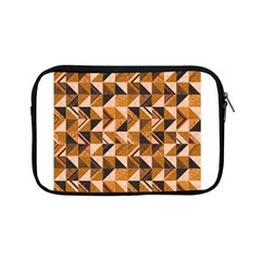 Brown Tiles Apple Ipad Mini Zipper Cases by FunkyPatterns