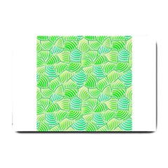 Green Glowing Small Doormat  by FunkyPatterns