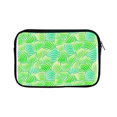 Green Glowing Apple Ipad Mini Zipper Cases by FunkyPatterns