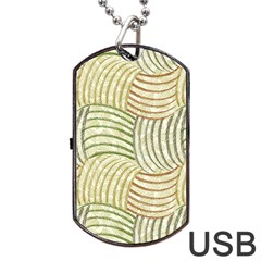 Pastel Sketch Dog Tag Usb Flash (one Side) by FunkyPatterns