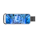 Clockwork Blue Portable USB Flash (Two Sides) Back