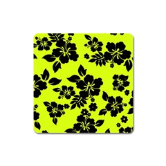 Dark Hawaiian Square Magnet by AlohaStore