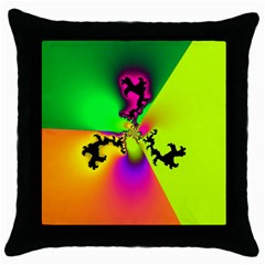 Creation Of Color Throw Pillow Case (black) by TRENDYcouture