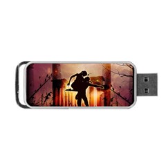 Dancing In The Night With Moon Nd Stars Portable Usb Flash (two Sides) by FantasyWorld7